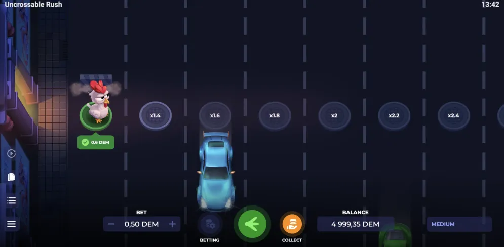 Uncrossable Rush