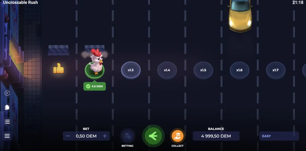 Uncrossable Rush
